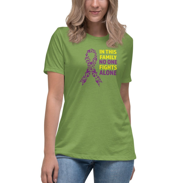 Hodgkin's Lymphoma Women's Family Tee - JohnVsGBMLeafS