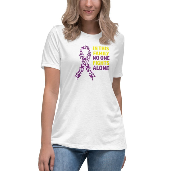 Hodgkin's Lymphoma Women's Family Tee - JohnVsGBMWhiteS