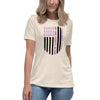 Hodgkin's Lymphoma Women's Fight Flag Tee - JohnVsGBMHeather Prism NaturalS