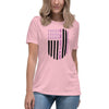 Hodgkin's Lymphoma Women's Fight Flag Tee - JohnVsGBMPinkS