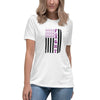 Hodgkin's Lymphoma Women's Fight Flag Tee - JohnVsGBMWhiteS