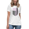 Hodgkin's Lymphoma Women's Fight Flag Tee - JohnVsGBMWhiteS