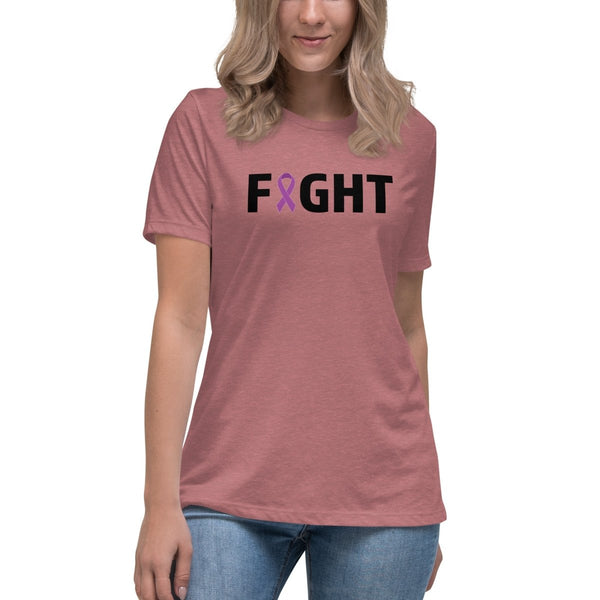 Hodgkin's Lymphoma Women's Fight Tee - JohnVsGBMHeather MauveS