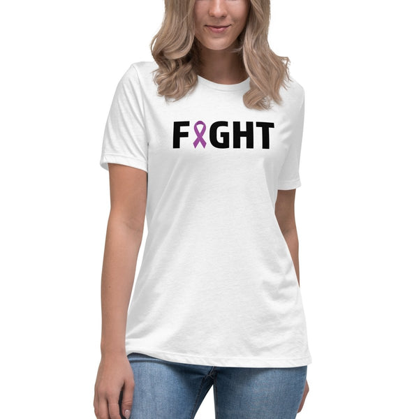 Hodgkin's Lymphoma Women's Fight Tee - JohnVsGBMWhiteS