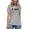 Hodgkin's Lymphoma Women's Fight Tee - JohnVsGBMAthletic HeatherS