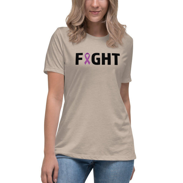 Hodgkin's Lymphoma Women's Fight Tee - JohnVsGBMHeather StoneS