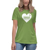 Hodgkin's Lymphoma Women's Heart Tee - JohnVsGBMLeafS