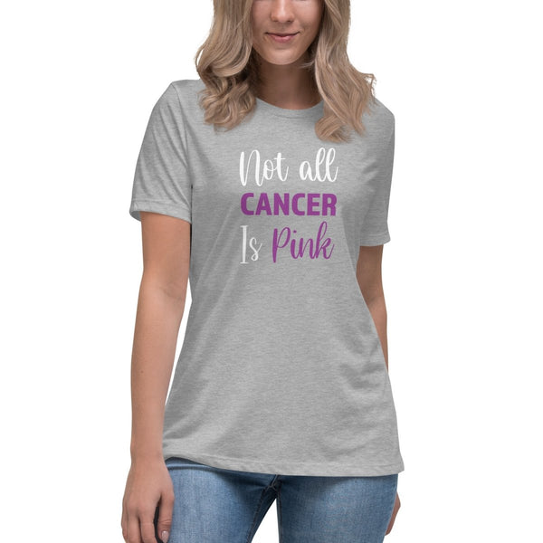 Hodgkin's Lymphoma Women's Pink Tee - JohnVsGBMAthletic HeatherS