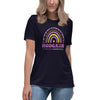 Hodgkin's Lymphoma Women's Rainbow Tee - JohnVsGBMNavyS