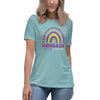 Hodgkin's Lymphoma Women's Rainbow Tee - JohnVsGBMHeather Blue LagoonS