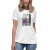 Hodgkin's Lymphoma Women's Ribbon Flag Tee - JohnVsGBMWhiteS