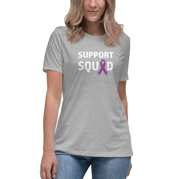 Hodgkin's Lymphoma Women's Squad Tee - JohnVsGBMAthletic HeatherS