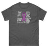 Hodgkin's Lymphoma Words Tee - JohnVsGBMDark HeatherS