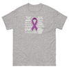 Hodgkin's Lymphoma Words Tee - JohnVsGBMSport GreyS