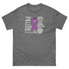 Hodgkin's Lymphoma Words Tee - JohnVsGBMGraphite HeatherS