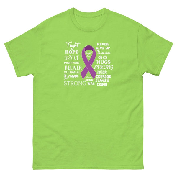 Hodgkin's Lymphoma Words Tee - JohnVsGBMLimeS