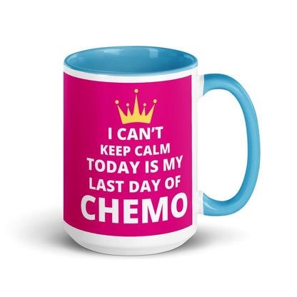 Keep Calm Chemo Mug - JohnVsGBMBlue15 oz