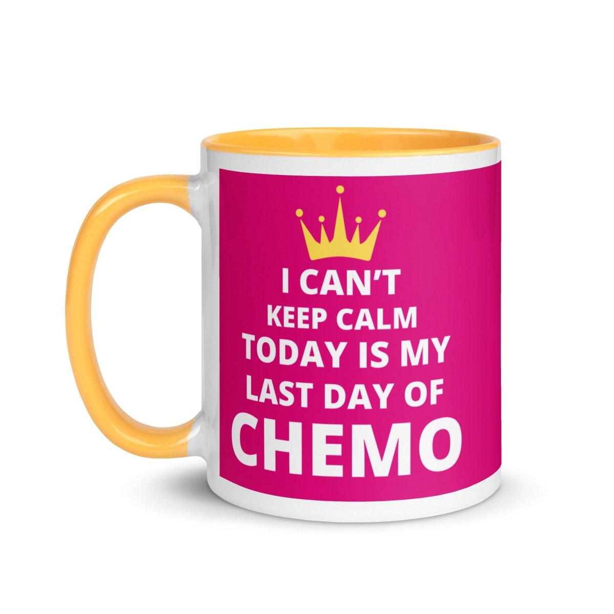 Keep Calm Chemo Mug - JohnVsGBMPink11 oz