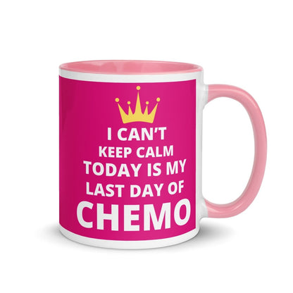 Keep Calm Chemo Mug - JohnVsGBMPink11 oz