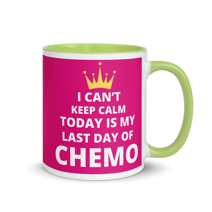 Keep Calm Chemo Mug - JohnVsGBMGreen11 oz