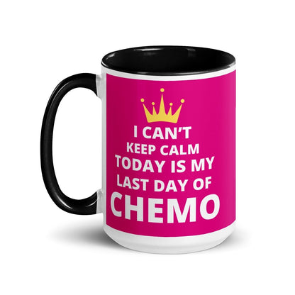 Keep Calm Chemo Mug - JohnVsGBMDark Blue11 oz