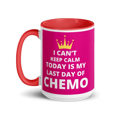 Keep Calm Chemo Mug - JohnVsGBMBlue15 oz