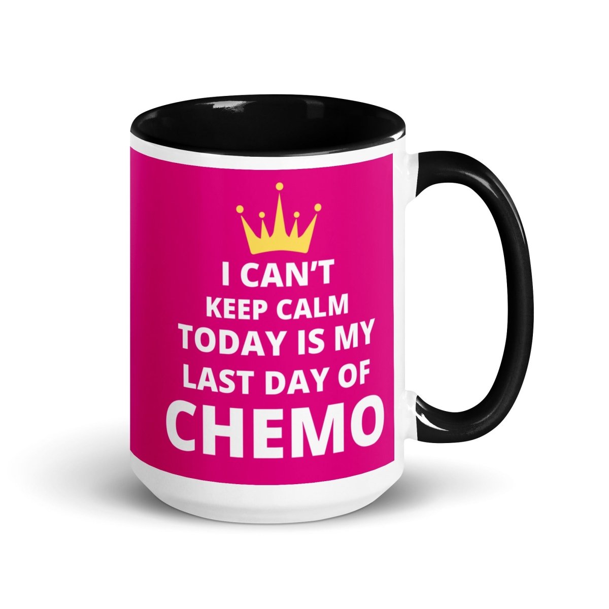 Keep Calm Chemo Mug - JohnVsGBMBlack15 oz