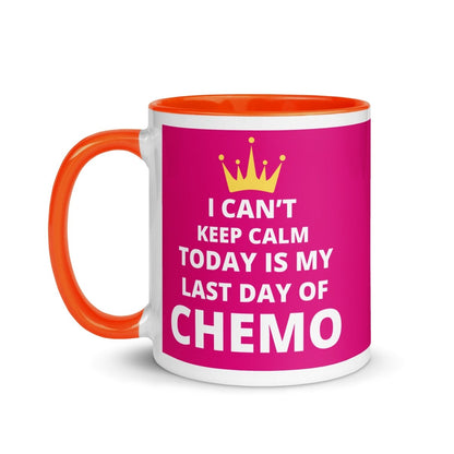 Keep Calm Chemo Mug - JohnVsGBMPink11 oz