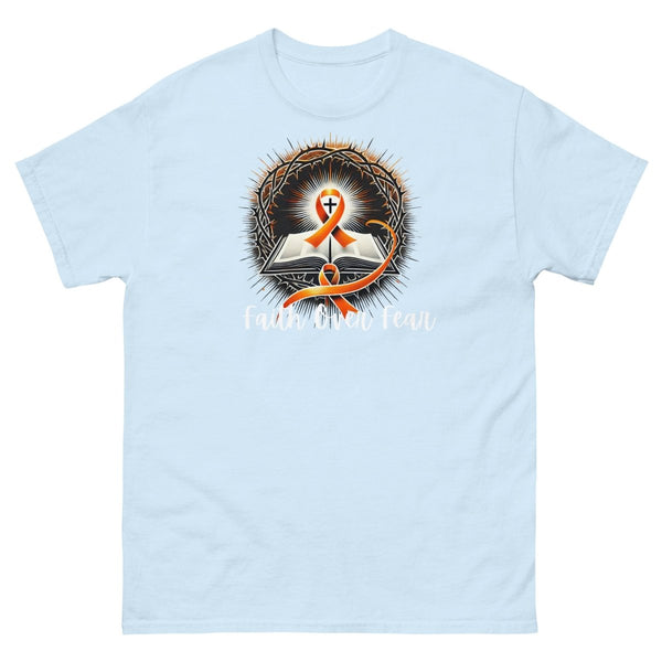 Kidney Cancer Faith Tee - JohnVsGBMLight BlueS