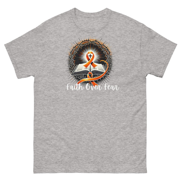 Kidney Cancer Faith Tee - JohnVsGBMSport GreyS