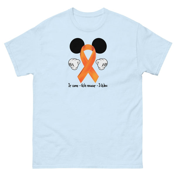 Kidney Cancer Mouse Tee - JohnVsGBMLight BlueS