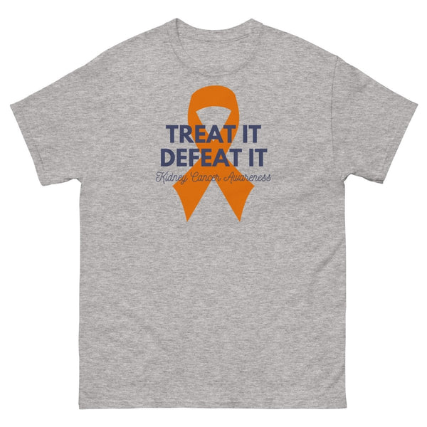 Kidney Cancer Ribbon Tee - JohnVsGBMSport GreyS