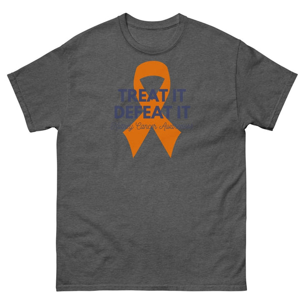 Kidney Cancer Ribbon Tee - JohnVsGBMDark HeatherS