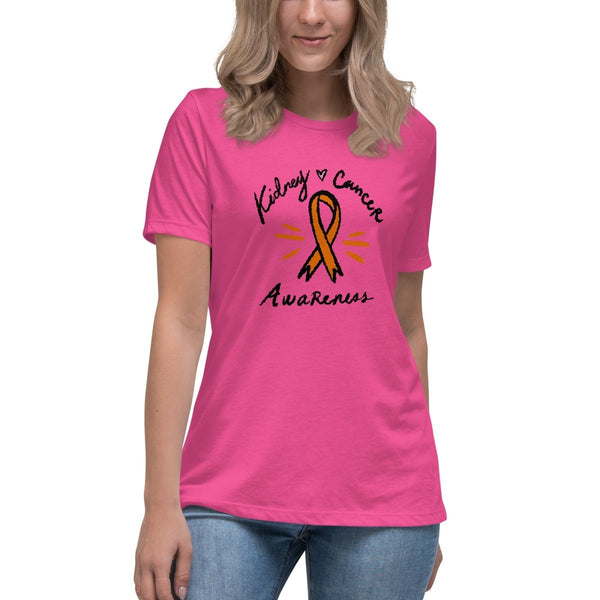 Kidney Cancer Women's Awareness Tee - JohnVsGBMBerryS