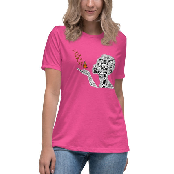 Kidney Cancer Women's Butterfly Tee - JohnVsGBMBerryS