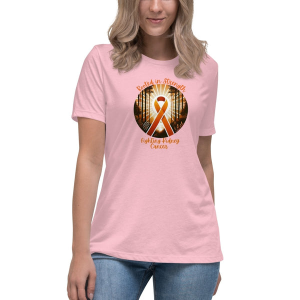 Kidney Cancer Women's Forest Tee - JohnVsGBMPinkS