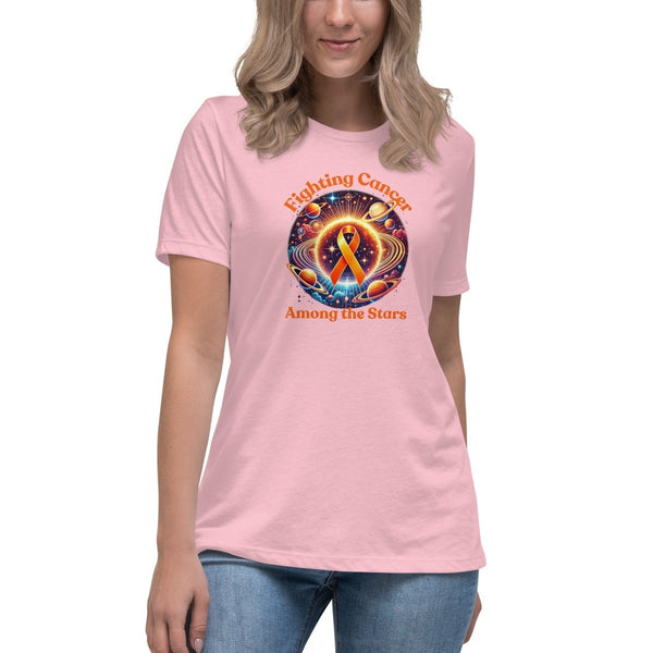 Kidney Cancer Women's Galaxy Tee - JohnVsGBMPinkS