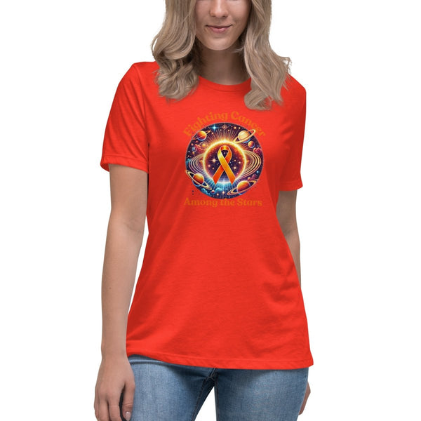 Kidney Cancer Women's Galaxy Tee - JohnVsGBMPoppyS