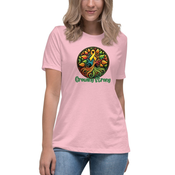 Kidney Cancer Women's Growing Tee - JohnVsGBMPinkS