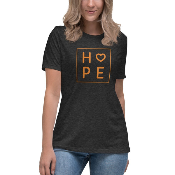 Kidney Cancer Women's Hope Tee - JohnVsGBMDark Grey HeatherS