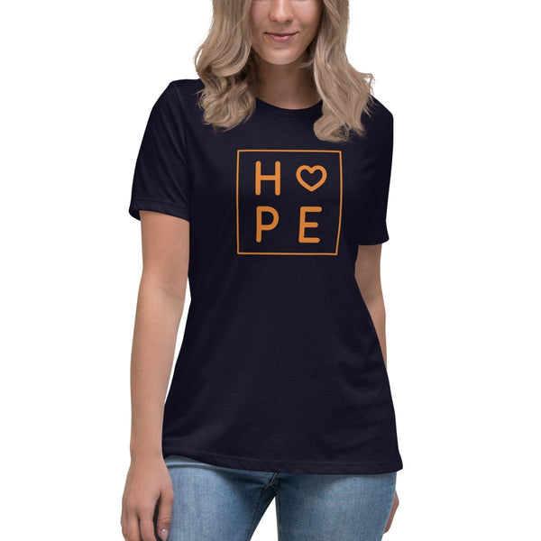 Kidney Cancer Women's Hope Tee - JohnVsGBMNavyS