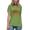 Kidney Cancer Women's Ribbon Tee - JohnVsGBMLeafS