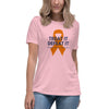 Kidney Cancer Women's Ribbon Tee - JohnVsGBMPinkS