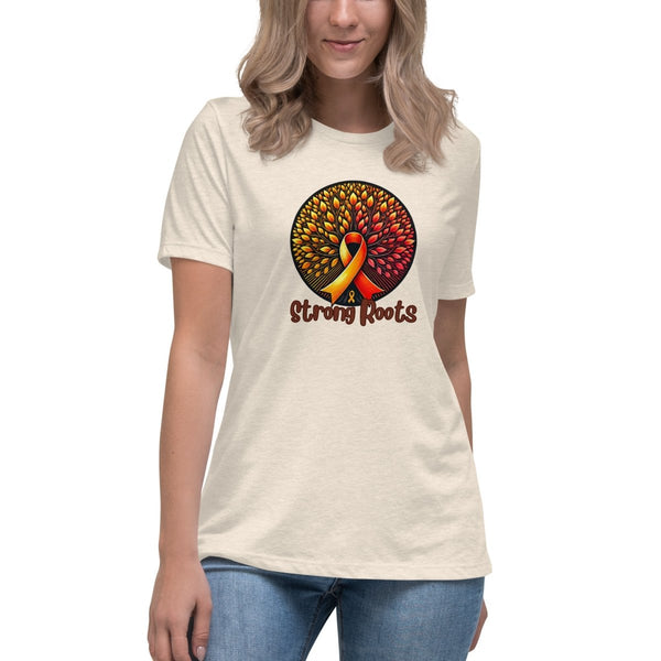 Kidney Cancer Women's Strong Tee - JohnVsGBMHeather Prism NaturalS