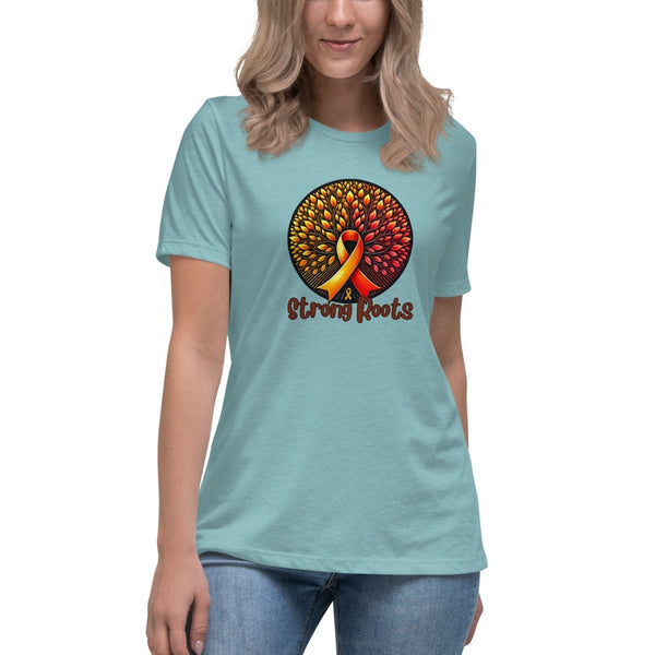 Kidney Cancer Women's Strong Tee - JohnVsGBMHeather Blue LagoonS