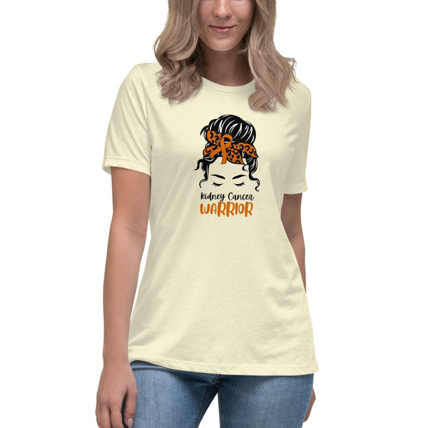 Kidney Cancer Women's Warrior Tee - JohnVsGBMCitronS