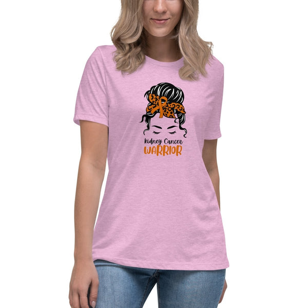 Kidney Cancer Women's Warrior Tee - JohnVsGBMHeather Prism LilacS