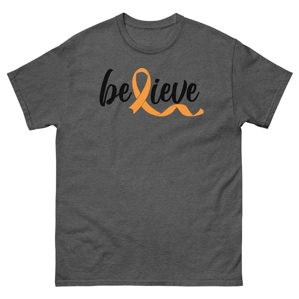 Leukemia Believe Tee - JohnVsGBMDark HeatherS