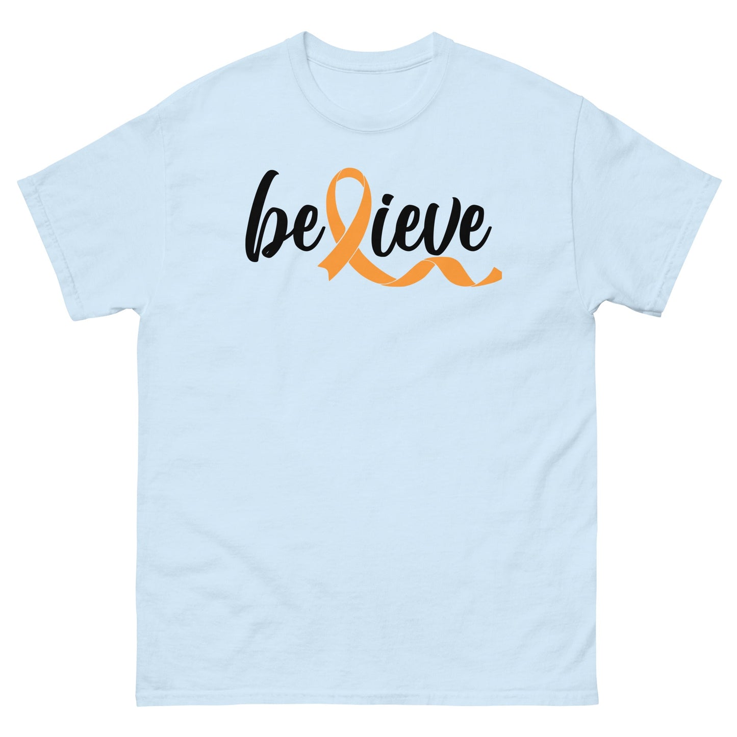 Leukemia Believe Tee - JohnVsGBMLight BlueS