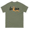 Leukemia Believe Tee - JohnVsGBMMilitary GreenS